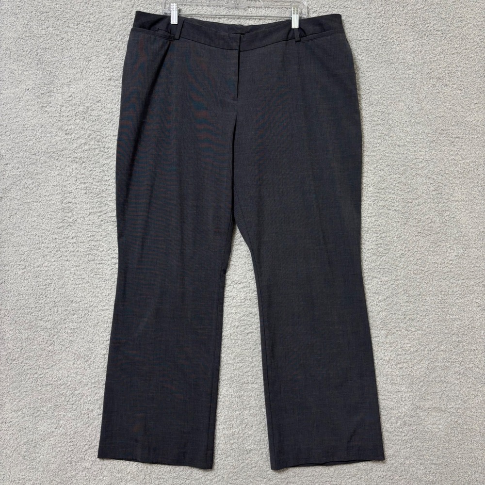 Work Casual Wide Leg Dress Pants Stretch Career Slacks 20W Worthington